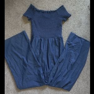 A navy blue jumpsuit!